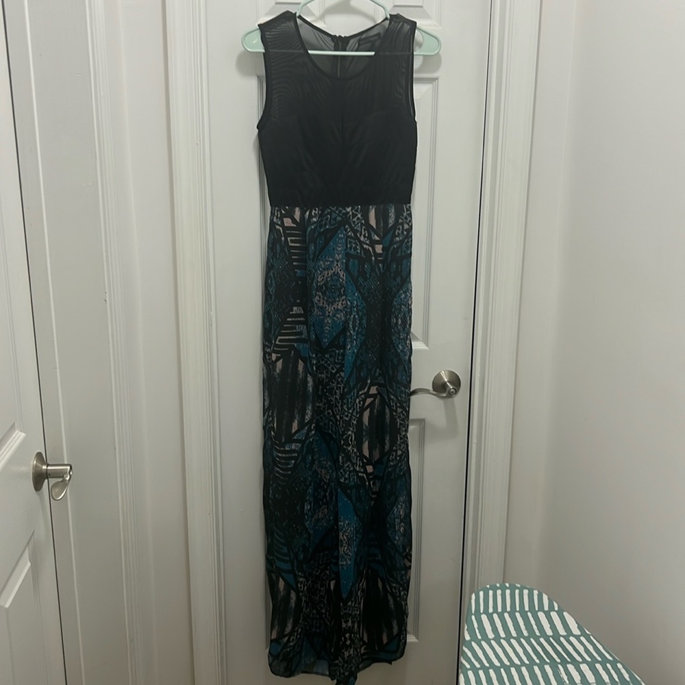 Patterned wide leg romper